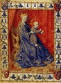 The Virgin And Child Enthroned Jean Fouquet